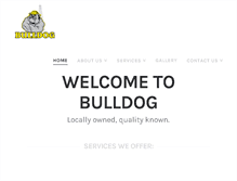 Tablet Screenshot of bulldogmf.com
